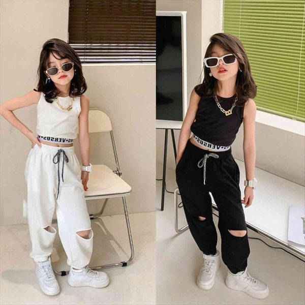 summer clothes set for children crop long pants 2 pcs sets kids girl casual kid clothing fashion style, White
summer clothes set for children crop long pants 2 pcs sets kids girl casual kid clothing fashion style, White
