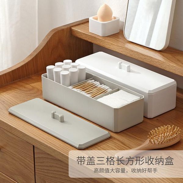 bathroom storage & organization three lattice plastic makeup organizer with lid cotton pads box swab case dustproof
bathroom storage & organization three lattice plastic makeup organizer with lid cotton pads box swab case dustproof