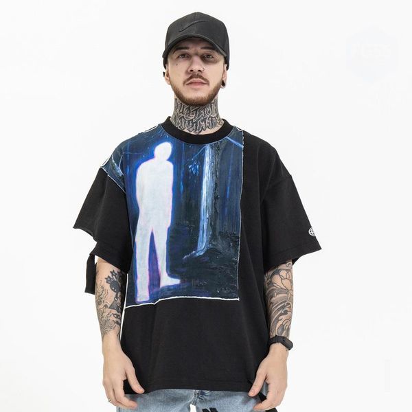 men's t-shirts men summer oversized printed cotton t shirts fashion man casual, White;black
men's t-shirts men summer oversized printed cotton t shirts fashion man casual, White;black