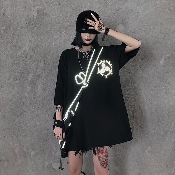 women's t-shirt cool cotton japaan tshirt streetwear male black amine casual cartoon funny japan reflective boys, White
women's t-shirt cool cotton japaan tshirt streetwear male black amine casual cartoon funny japan reflective boys, White