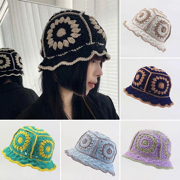 wide brim hats fashion panama hollow crochet knitting multicolor bucket hat women fisherman cap travel sun visor four seasons sunshade, Blue;gray
wide brim hats fashion panama hollow crochet knitting multicolor bucket hat women fisherman cap travel sun visor four seasons sunshade, Blue;gray