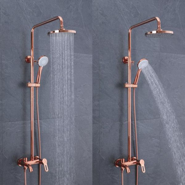 classic luxury pvd rose gold plate shower set antique lifting wall mounted 8" rainfall mixer tap faucet 3-functions bathroom sets
classic luxury pvd rose gold plate shower set antique lifting wall mounted 8" rainfall mixer tap faucet 3-functions bathroom sets