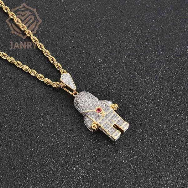 charms janry astronaut spaceman pendant necklace micro-inlaid zircon men women hip hop with 60cm chain, Bronze;silver
charms janry astronaut spaceman pendant necklace micro-inlaid zircon men women hip hop with 60cm chain, Bronze;silver