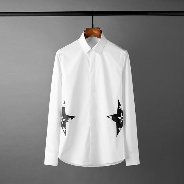 men's casual shirts wz06106 fashion 2021 runway luxury european design party style clothing, White;black
men's casual shirts wz06106 fashion 2021 runway luxury european design party style clothing, White;black