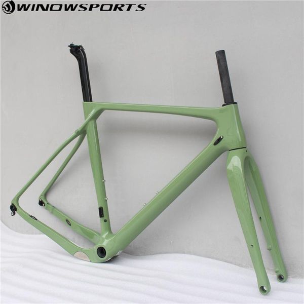 bike frames carbon gravel bicycle frame cyclocross disc 700c frame, di2 thru axle 142mm
bike frames carbon gravel bicycle frame cyclocross disc 700c frame, di2 thru axle 142mm
