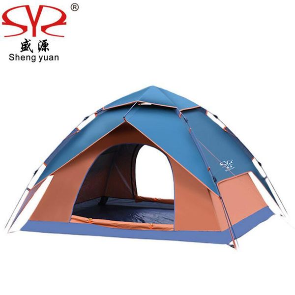 multi-functional automatic tents outdoor camping tourist tent 4 people awning silver cloth waterproof anti-uv and shelters
multi-functional automatic tents outdoor camping tourist tent 4 people awning silver cloth waterproof anti-uv and shelters