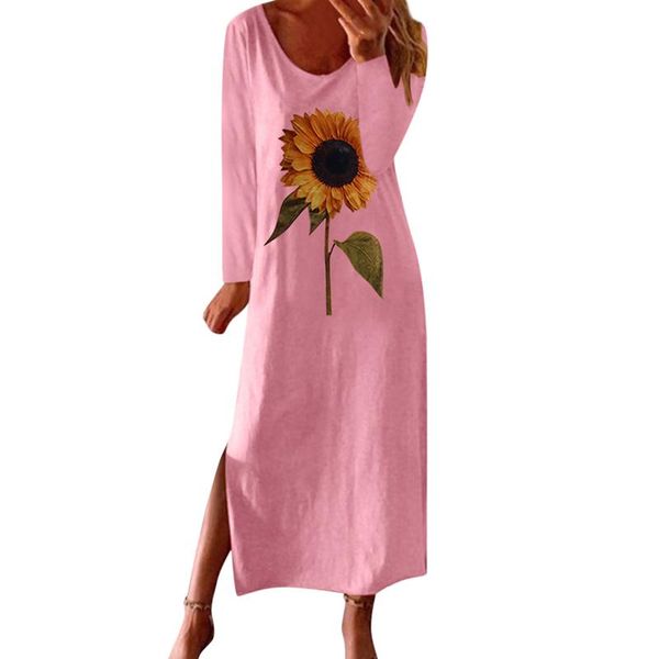 plus size s-5xl printed floral casual loose women autumn o neck split long sleeve maxi dress sj7114e dresses, Black;gray
plus size s-5xl printed floral casual loose women autumn o neck split long sleeve maxi dress sj7114e dresses, Black;gray