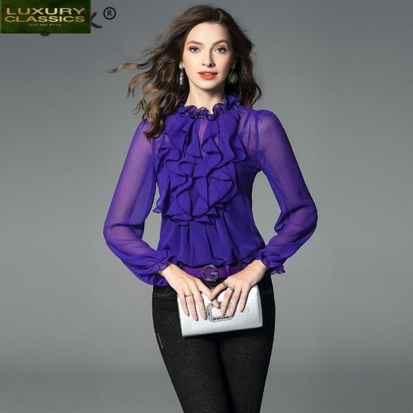 women's blouses & shirts blouse silk shirt women womens and elegant long sleeve office wear korean fashion clothing lwl1514, White
women's blouses & shirts blouse silk shirt women womens and elegant long sleeve office wear korean fashion clothing lwl1514, White