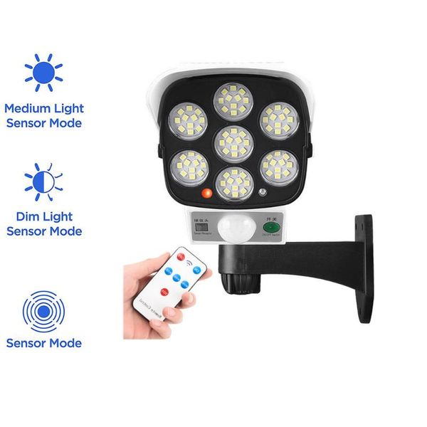 solar lamps remote motion sensor street light monitoring lamp fake camera body induction wall outdoor burglar proof & waterproof
solar lamps remote motion sensor street light monitoring lamp fake camera body induction wall outdoor burglar proof & waterproof
