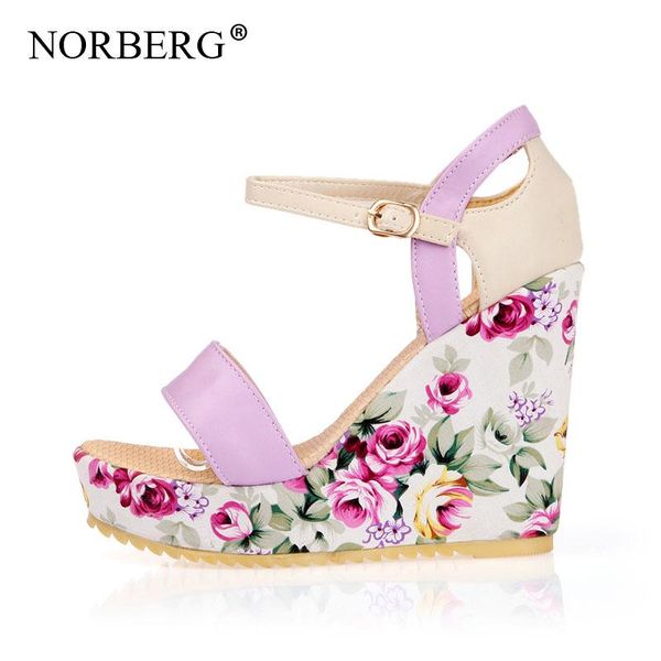 summer fashion wedge sandals floral high heel platform waterproof height 3-5 cm, Black
summer fashion wedge sandals floral high heel platform waterproof height 3-5 cm, Black