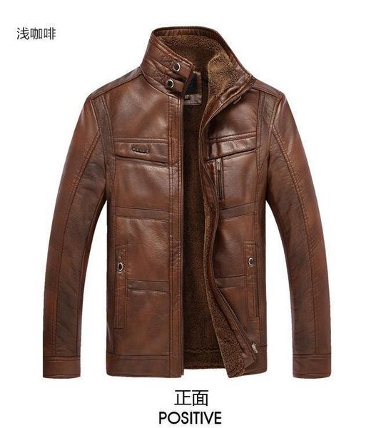 men's fur & faux leather jacket coat thickness man male motorcycle jacket, pu overcoat with woolen, Black
men's fur & faux leather jacket coat thickness man male motorcycle jacket, pu overcoat with woolen, Black