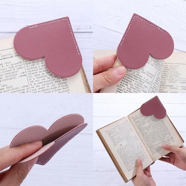bookmark 1pc mini vintage candy color leather love heart book page clip corner protective cover marker
bookmark 1pc mini vintage candy color leather love heart book page clip corner protective cover marker