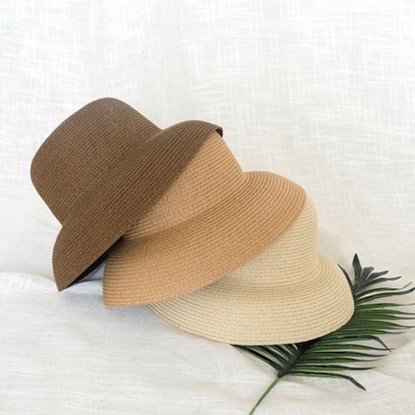 wide brim hats designer handmade women summer sun hat beach japanese hepburn style small-edge camel fisherman temperament flat straw foldabl, Blue;gray
wide brim hats designer handmade women summer sun hat beach japanese hepburn style small-edge camel fisherman temperament flat straw foldabl, Blue;gray