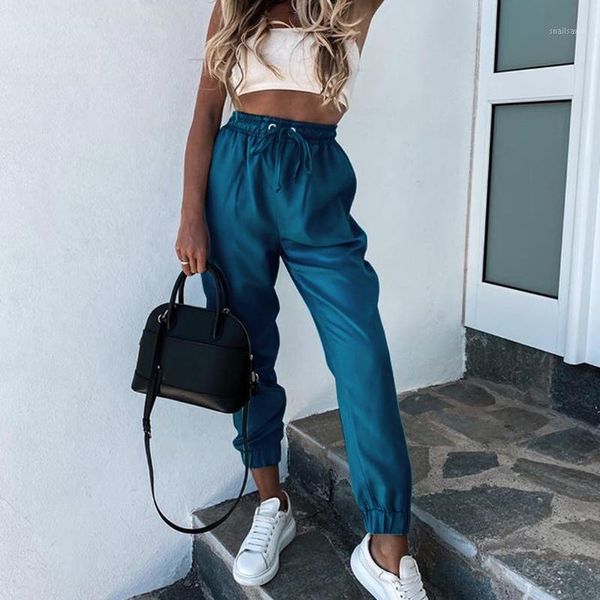 women's pants & capris women drawstring pink khaki high waist long 2021 casual solid pant summer female pocket elastic trousers bottoms, Black;white
women's pants & capris women drawstring pink khaki high waist long 2021 casual solid pant summer female pocket elastic trousers bottoms, Black;white