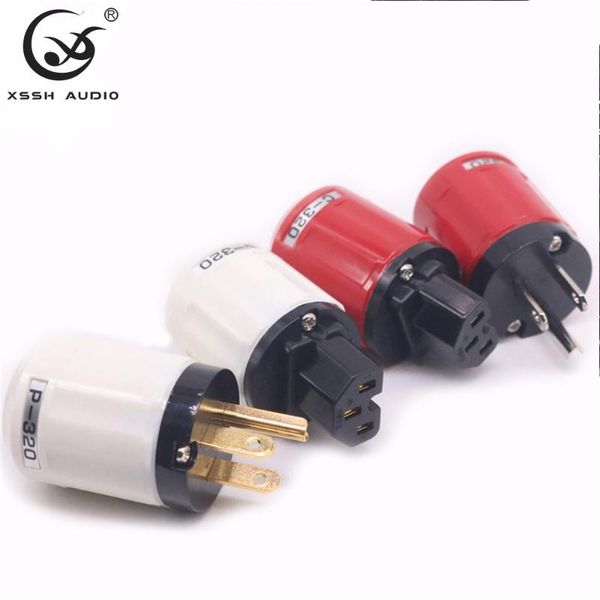 smart power plugs xssh yivo audio p-320 c-320 oem hifi big cable rhodium gold plated brass red pure copper us ac plug connector
smart power plugs xssh yivo audio p-320 c-320 oem hifi big cable rhodium gold plated brass red pure copper us ac plug connector
