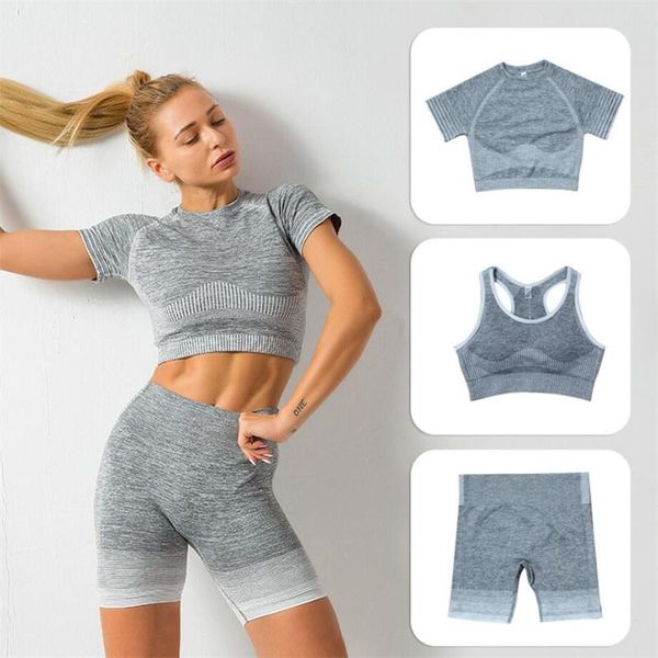 yoga outfit 3pcs seamless women set workout sportswear gym clothing fitness short sleeve crop high waist leggings sports suits
yoga outfit 3pcs seamless women set workout sportswear gym clothing fitness short sleeve crop high waist leggings sports suits