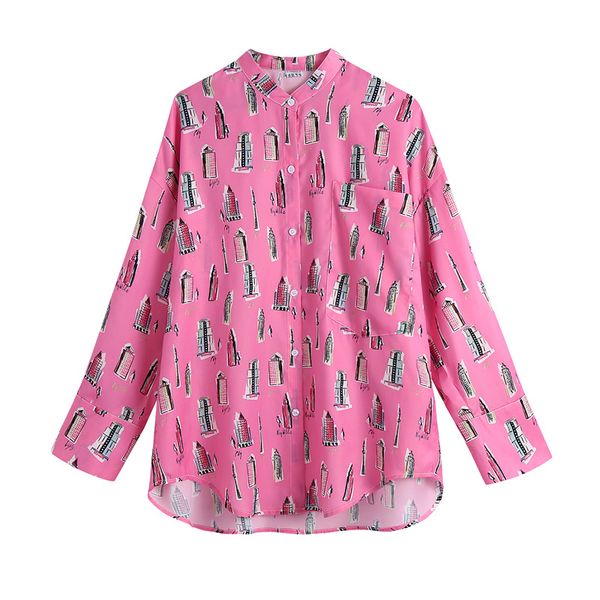fashion o-neck print asymmetry loose women shirt causal long sleeve women's blouse pink 210430, White
fashion o-neck print asymmetry loose women shirt causal long sleeve women's blouse pink 210430, White