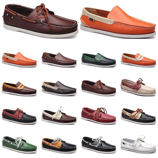 119 womens sneakers sailing shoe mens casual leather shoes black white red green orange brown outdoor trainers size 38-45
119 womens sneakers sailing shoe mens casual leather shoes black white red green orange brown outdoor trainers size 38-45