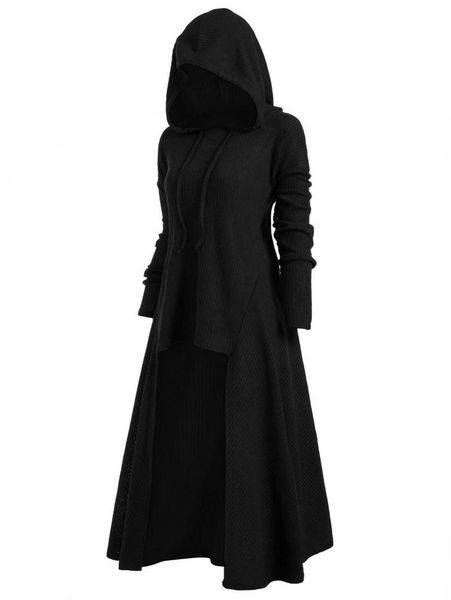 women's sweaters wipalo women gothic knitted sweater hooded high low drop shoulder longline casual lady pullover autumn winter jumper, White;black
women's sweaters wipalo women gothic knitted sweater hooded high low drop shoulder longline casual lady pullover autumn winter jumper, White;black