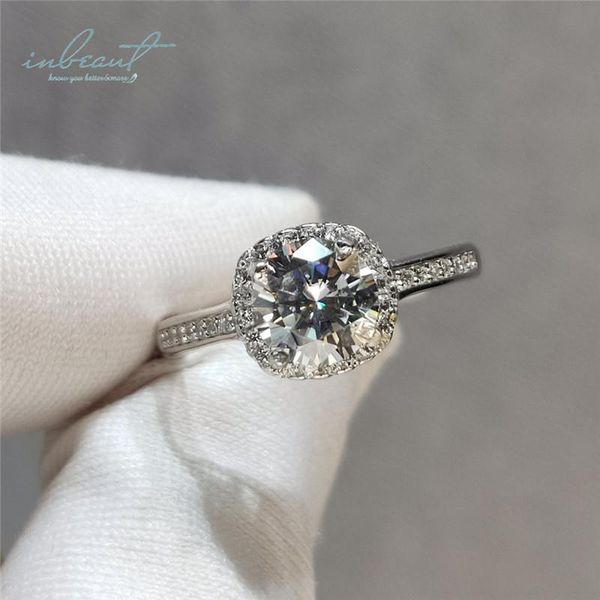 cluster rings inbeaut real 18k white gold plated excellent cut 2 ct sparkling d color pass diamond test moissanite wedding ring fine jewelry, Golden;silver
cluster rings inbeaut real 18k white gold plated excellent cut 2 ct sparkling d color pass diamond test moissanite wedding ring fine jewelry, Golden;silver