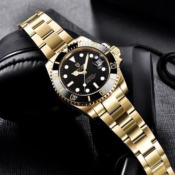wristwatches pagani design luxury sapphire glass 100m waterproof mechanical watch brand classic fashion relogio masculino, Slivery;brown
wristwatches pagani design luxury sapphire glass 100m waterproof mechanical watch brand classic fashion relogio masculino, Slivery;brown
