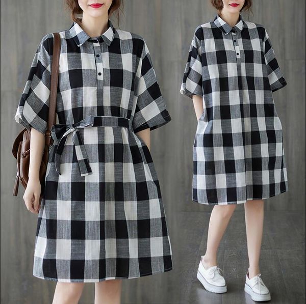 maternity dresses 2021 arrive summer dress woman casual plaid large size pregnant clothing md-03066, White
maternity dresses 2021 arrive summer dress woman casual plaid large size pregnant clothing md-03066, White