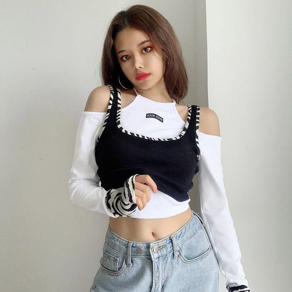 fashion spring and autumn turn-down collar full sleeves knits high waist shirt female short tide women's t-shirt, White
fashion spring and autumn turn-down collar full sleeves knits high waist shirt female short tide women's t-shirt, White