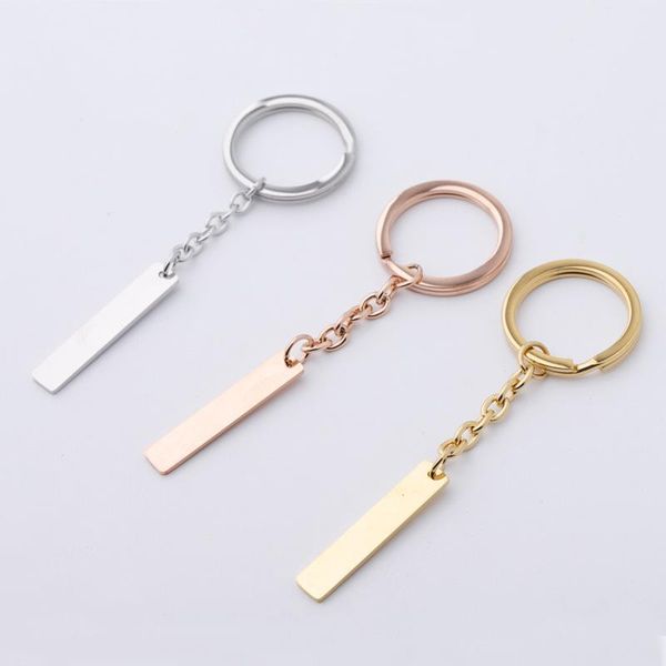 keychains stainless steel blank tag keychain for stick bar mirror polished gold/sliver/rose gold color key clasp, Silver
keychains stainless steel blank tag keychain for stick bar mirror polished gold/sliver/rose gold color key clasp, Silver