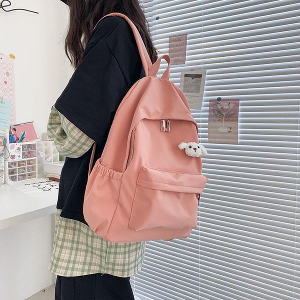 backpack versatile simple leisure large capacity waterproof design sweet girl schoolbag school wind pure color
backpack versatile simple leisure large capacity waterproof design sweet girl schoolbag school wind pure color
