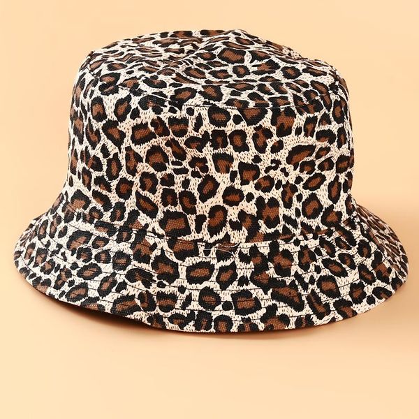 fashion leopard print bucket hat fisherman outdoor travel sun cap hats for girl summer beach fishing, Black;white
fashion leopard print bucket hat fisherman outdoor travel sun cap hats for girl summer beach fishing, Black;white