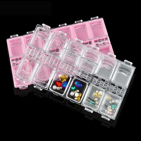 1pcs 12 grids plastic empty storage case divided boxes used for storing nail art rhinestone jewelry decorations manicure tools equipment, Silver
1pcs 12 grids plastic empty storage case divided boxes used for storing nail art rhinestone jewelry decorations manicure tools equipment, Silver