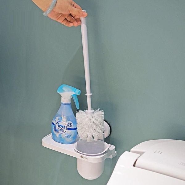 bath accessory set suction cup type creative toilet scrub cleaning brush holder with bracket storage
bath accessory set suction cup type creative toilet scrub cleaning brush holder with bracket storage