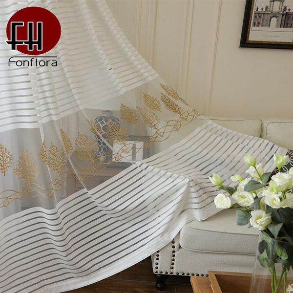 white tulle curtains for living room bedroom with golden leaves modern striped sheer curtain window treatments custom size panel & drapes
white tulle curtains for living room bedroom with golden leaves modern striped sheer curtain window treatments custom size panel & drapes