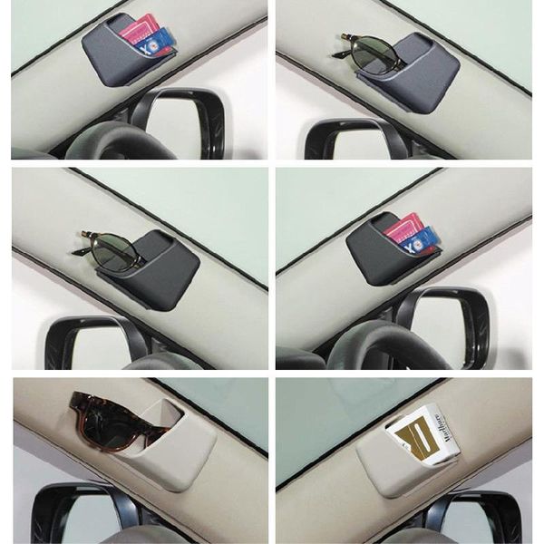 car organizer 2pcs/set universal auto accessories glasses storage box holder