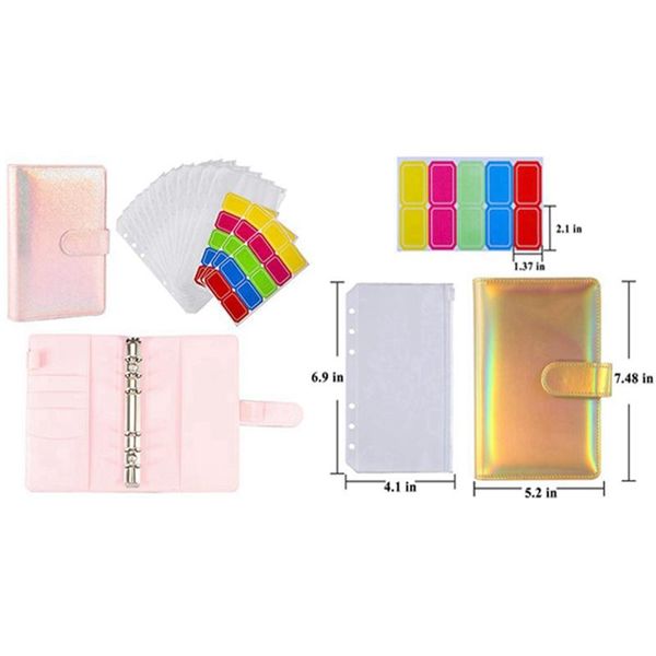 gift wrap a6 pu leather notebook binder cover with 12pcs pockets,6ring cash budget loose leaf zipper bags envelope
gift wrap a6 pu leather notebook binder cover with 12pcs pockets,6ring cash budget loose leaf zipper bags envelope