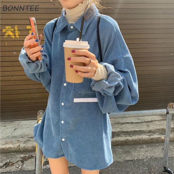 shirts womens corduroy single breasted turn-down collar retro elegant loose casual female clothing oversize 3xl blouses women's &, White
shirts womens corduroy single breasted turn-down collar retro elegant loose casual female clothing oversize 3xl blouses women's &, White