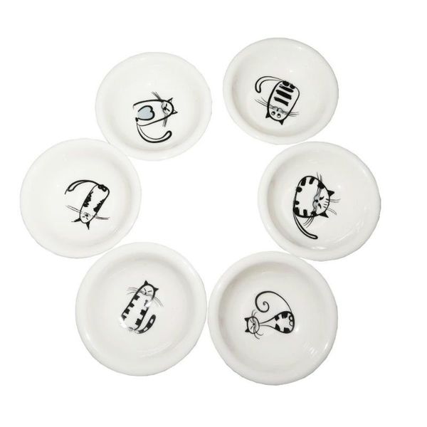 dishes & plates 6pcs cute cat mini size ceramics soy dish sauce vinegar jam kitchen small plate tableware novelty gift
dishes & plates 6pcs cute cat mini size ceramics soy dish sauce vinegar jam kitchen small plate tableware novelty gift