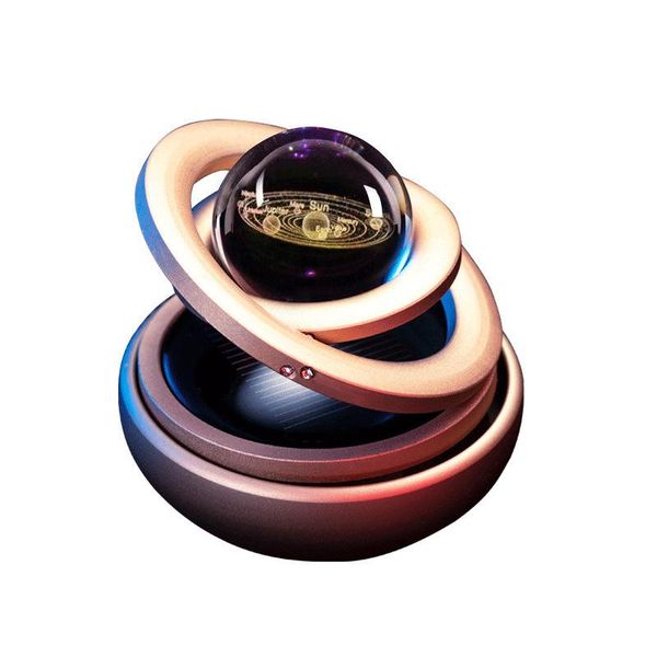 car smart rotating solar decoration jewelry aluminum alloy double ring suspended interstellar crystal ball fragrance lamps
car smart rotating solar decoration jewelry aluminum alloy double ring suspended interstellar crystal ball fragrance lamps