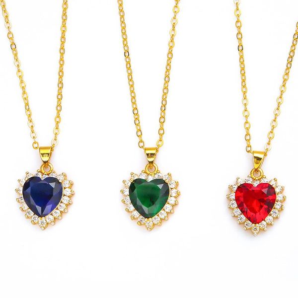 pendant necklaces elegant heart rhinestone necklace for women luxuery gold plated crystal charm cocktail party zircon jewlery, Silver
pendant necklaces elegant heart rhinestone necklace for women luxuery gold plated crystal charm cocktail party zircon jewlery, Silver