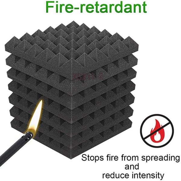 wallpapers 6 piece charcoal acoustic panel studio foam wedge fireproof insulation liner siding 30 x 5cm (black)
wallpapers 6 piece charcoal acoustic panel studio foam wedge fireproof insulation liner siding 30 x 5cm (black)