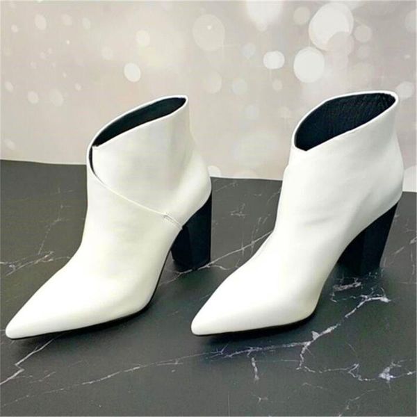 boots white ladies de couro da moda tornozelo botas dedo apontado salto alto grossas feminino stiletto mulheres bombas, Black
boots white ladies de couro da moda tornozelo botas dedo apontado salto alto grossas feminino stiletto mulheres bombas, Black