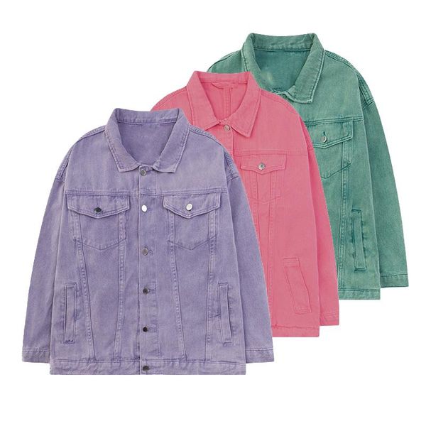 men's jackets women's and classic denim trucker jacket men casual distressed loose button down jean coat outwear pink purple xxl, Black;brown
men's jackets women's and classic denim trucker jacket men casual distressed loose button down jean coat outwear pink purple xxl, Black;brown