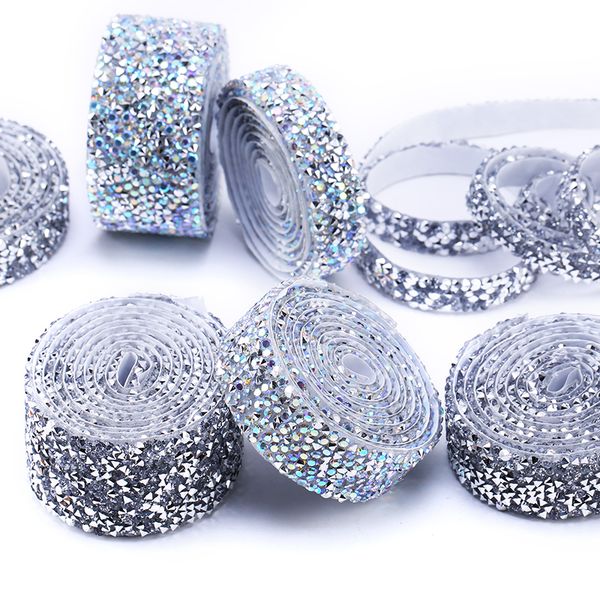 1 yard self-adhesive resin rhinestones tape handmade strass decorative trim applicator ribbon with rhinestones iron on appliques, Black
1 yard self-adhesive resin rhinestones tape handmade strass decorative trim applicator ribbon with rhinestones iron on appliques, Black