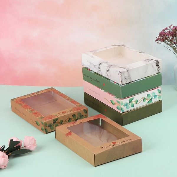 gift wrap 10pcs large paper box with window diy kraft marbling design thank you flower style cake home party wedding packaging
gift wrap 10pcs large paper box with window diy kraft marbling design thank you flower style cake home party wedding packaging