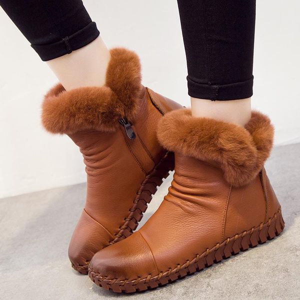 boots handmade women's winter women real fur shoes woman genuine warm ankle snow mujer chaussure, Black
boots handmade women's winter women real fur shoes woman genuine warm ankle snow mujer chaussure, Black