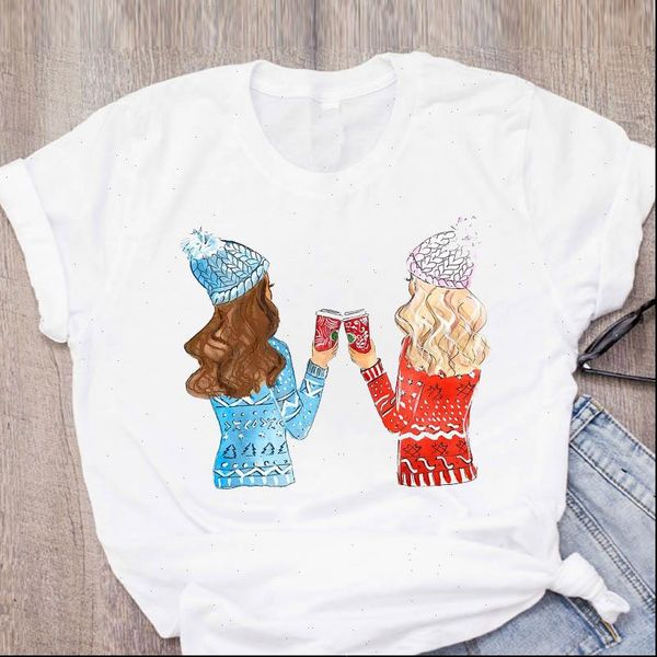graphic cartoon winter fashion coffee women t shirts 90s clothes merry christmas print lady tees clothing female shirt, White
graphic cartoon winter fashion coffee women t shirts 90s clothes merry christmas print lady tees clothing female shirt, White