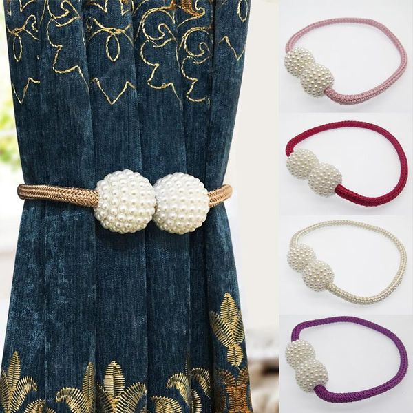 other home decor simple string type pearl magnetic buckle curtain strap tie rope accessories
other home decor simple string type pearl magnetic buckle curtain strap tie rope accessories