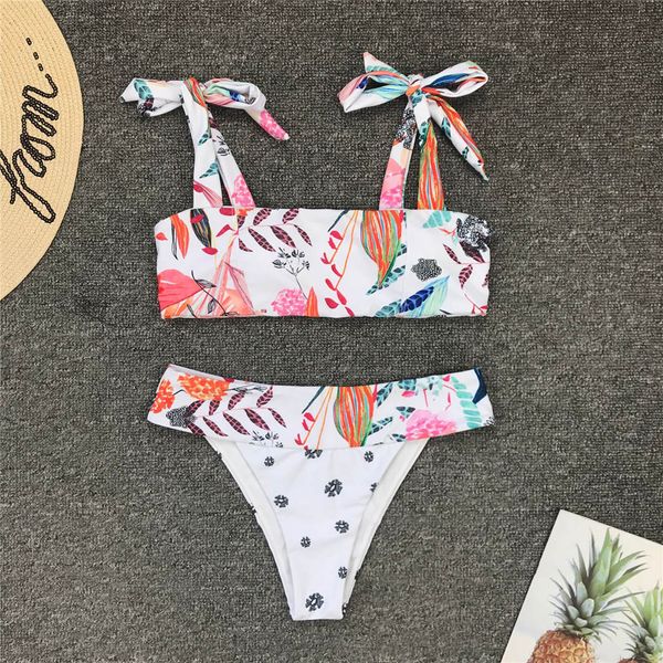 2021 new white printed bikini women swimwear female swimsuit two-pieces bikini set bather bathing suit swim sports k1820
2021 new white printed bikini women swimwear female swimsuit two-pieces bikini set bather bathing suit swim sports k1820