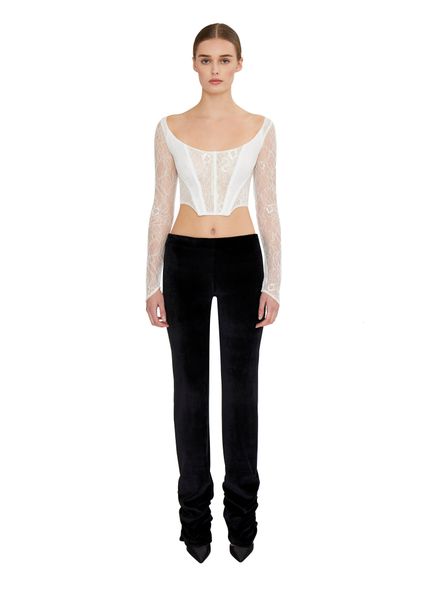 women's pants & capris i guide two colors of velvet bending super long legs, eyes closed lmhm, Black;white
women's pants & capris i guide two colors of velvet bending super long legs, eyes closed lmhm, Black;white