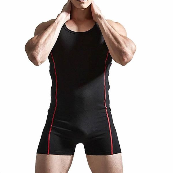 mens undershirts one-piece leotard cotton bodysuits fitness sports jumpsuits bodywear wrestling singlet underwear boxer shorts, Black;brown
mens undershirts one-piece leotard cotton bodysuits fitness sports jumpsuits bodywear wrestling singlet underwear boxer shorts, Black;brown